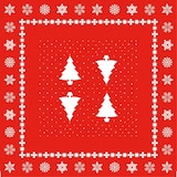 thumbnail of Sovie HOME Tischdecke White Tree in Rot aus Linclass® Airlaid 80 x 80 cm, 1 Stück - Mitteldecke Weihnachten