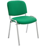 thumbnail of Besucherstuhl Ken Chrom Stoff grün