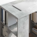 thumbnail of vidaXL Schreibtisch mit Regal Beton Grau 90 x 50 x 75 cm Holzwerkstoff
