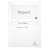 thumbnail of Exacompta - Réf. 50151E - Paquet de 100 chemises à fenêtre sans plastique SUPER 160 g/m² - dim 22 x 31 cm pour A4 - blanc