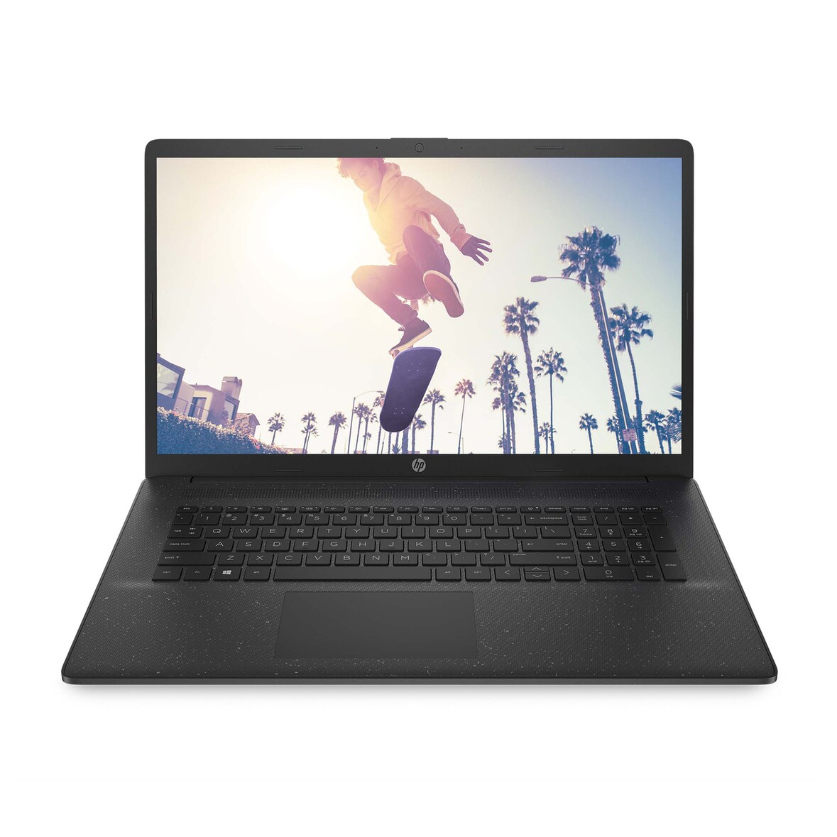 HP 17 (Jet Black, 17,3" Full-HD, Intel® Core™ 5 120U, 8 GB RAM, 2 TB SSD) mit Windows 11 Pro