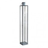 thumbnail of Lanterna portacandela da esterno in vetro e metallo Susan - 10x10x67 cm