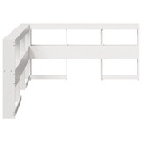 thumbnail of vidaXL Kopfteil mit Bücherregal L-Form Weiß 150 cm Massivholz Kiefer