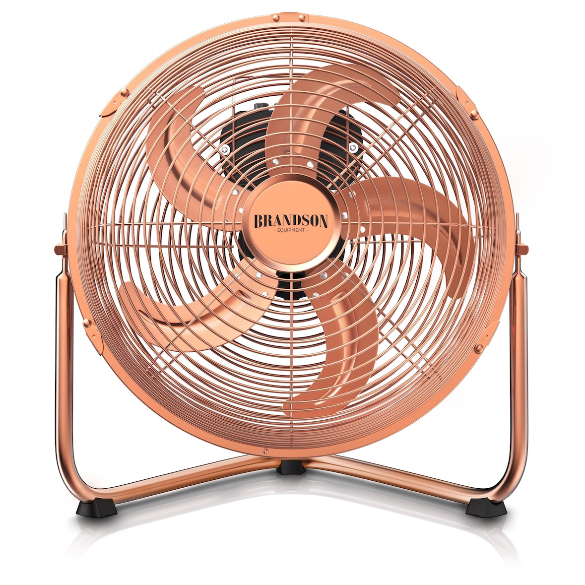 Brandson Windmaschine Retro Stil, Ventilator, Standventilator 30cm, Tischventilator Bodenventilator, hoher Luftdurchsatz robuster Stand