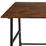 thumbnail of tectake Table de bureau Paisley 120x50x73,5cm - Bois foncé industriel, rustique -404696