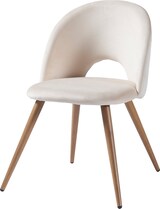 thumbnail of Helloshop26 - Set aus 2 modernen Esszimmer-/Wohnzimmer-/Küchenstühlen 77 x 50 x 55 cm beige 03_0009626