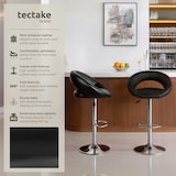 thumbnail of tectake Lot de 2 tabourets de bar CHRISTIAN - noir - 401560