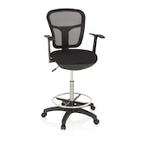 thumbnail of Taburete / silla de trabajo TOP WORK 108 tejido de malla negro hjh OFFICE