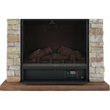 thumbnail of KlarsteinEtna Elektrokamin 1800W Wochentimer Fernbedienung LEDHellbraun