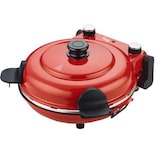 thumbnail of Horno para pizza Sirge 1200W, 400°C, 30cm, piedra refractaria esmaltada resistente a los arañazos, accesorios, temporizador de 15 min, color rojo