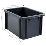 thumbnail of GILAC Bac renforcé 400 x 300 - 15 L - Gris G119677