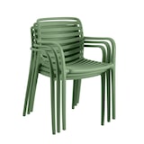 thumbnail of METRO PROFESSIONAL Silla apilable con reposabrazos Gastro Elaria, plástico, verde oliva