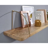 thumbnail of FineBuy Wandregal Holz Metall Hängeregal Regal Klein Industrial Bücherregal Wand