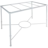 thumbnail of Mesa forja Alcolea para Salon, Cocina. 120 X 70 Regulable Doble Altura. Ideal Ropa Camilla, forja Nacional. Mesa Comedor en Blanco para brasero