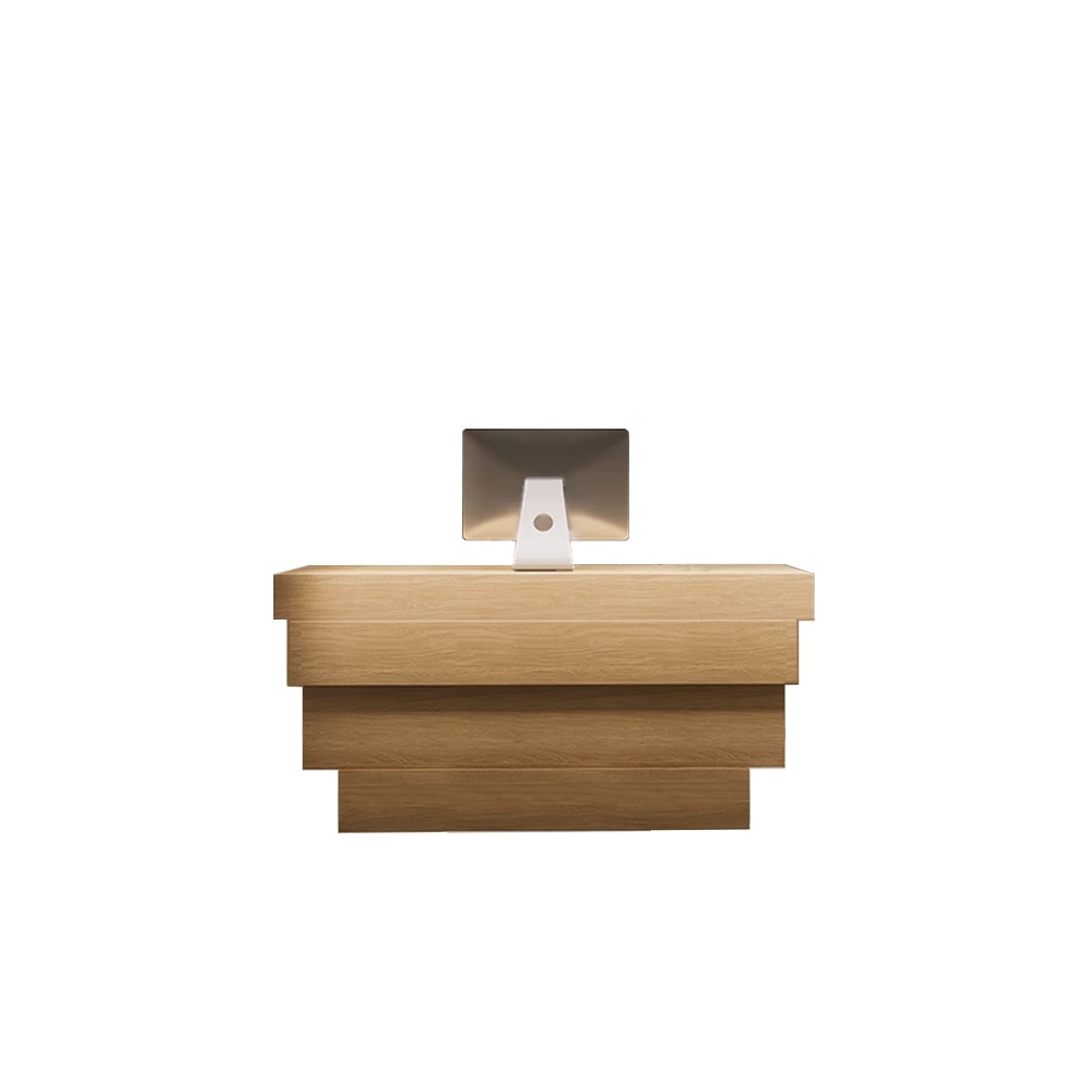 Empfangstheke, Moderne Bar, Rezeption, Service-Theke, Restaurantbar, Tisch, Theke, Besucherempfang 160cm【Taijie 160】