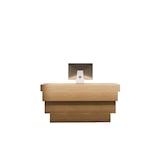 thumbnail of Empfangstheke, Moderne Bar, Rezeption, Service-Theke, Restaurantbar, Tisch, Theke, Besucherempfang 160cm【Taijie 160】