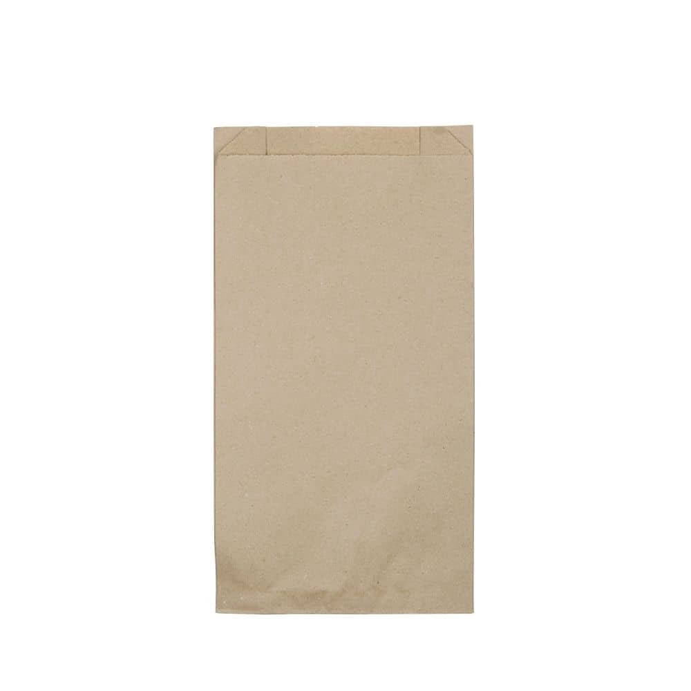greenbox - Flachbeutel aus Papier 15 + 6 x 29 cm, braun, 1000 St.