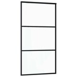 thumbnail of vidaXL Schiebetür ESG-Glas und Aluminium 102x205 cm Schwarz