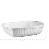 thumbnail of MÄSER Auflaufform, WEISS, rechteckig, im 2er Set, 931982