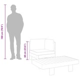 thumbnail of vidaXL 2-tlg. Garten-Lounge-Set mit Cremeweißen Kissen Akazienholz