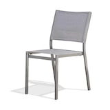 thumbnail of Silla de jardín apilable de aluminio y lona plastificada