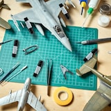 thumbnail of Relaxdays Klemmen im 36er Set, Leimzwingen zum Basteln, Modellbau, Metall, Spannweite 20 mm, Klemmzwingen klein, schwarz