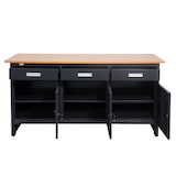 thumbnail of Werkbank Arbeitstisch Werktisch Metalltisch Werkzeugschrank Werkstatteinrichtung Metall Holzplatte Tisch Holztischplatte Schubladen Grosny Jet-Line