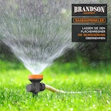 thumbnail of Brandson 1x Rasensprenger 5 Fach Rasensprinkler, Flächenregner Garten Sprinkler, Kreis Halbkreis Viertelkreis Fächer beidseitig Strahl, Wählscheibe