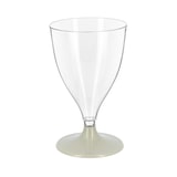 thumbnail of MONOUSO - Mehrweg Durable Weinglas aus PS Fuß Grau 200ml 2-teilig (6 Stück)