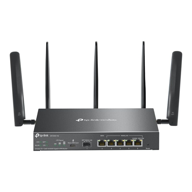 Routeur VPN Omada 4G+ Cat6 WiFi AX3000 Gigabit