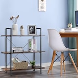 thumbnail of estante COSTWAY de 3 níveis, estante de madeira independente para apresentação, prateleira de pé, prateleira de escritório