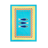 thumbnail of Excelsa Küchentuch Corfù Baumwolle 50x70 cm Mehrfarbig