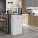 thumbnail of LUQE 4 Weiß - 60 L (4 x 15L)  Abfalltrennsystem, Abfalltrenner, Recycling,  Mülltrenner, Abfalleimer, Mülleimer, Abfallsammler, Wertstoffsammler