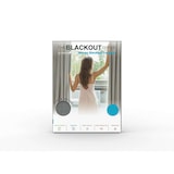 thumbnail of Larson - Luxe geweven blackout gordijn - met haken - 1.5m x 2.5m - Donkergrijs