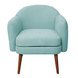 thumbnail of JOHAN Fauteuil Lounge Chair Gestoffeerde Fauteuil Armleuningen Gewatteerd Modern groen-blauw