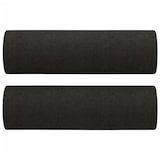 thumbnail of vidaXL 2-Sitzer-Sofa mit Zierkissen Schwarz 140 cm Stoff