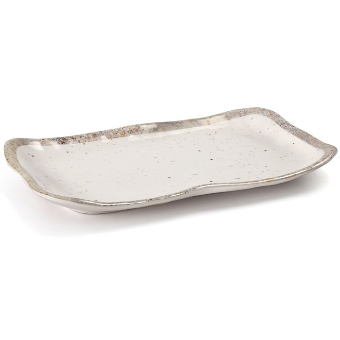 LACOR EARTH Servierschale aus Melamin, rechteckig, 29x17,5 cm 63865