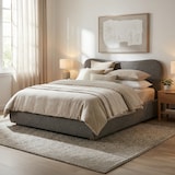 thumbnail of Cama Tapizada Maido Gris oscuro/180x200cm