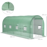 thumbnail of Outsunny - Folientunnel - L500 x B200 x H205 cm - grün