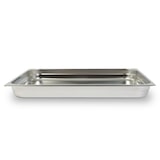 thumbnail of VERTES GN Behälter 2/1 Gastro Norm (Edelstahl, 65mm Tief ohne Deckel, Hygienisch, Rostfrei, Kratzfest, Temperaturbeständig von -40° bis +300°C)