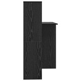 thumbnail of vidaXL Schreibtisch Schwarz Eichen-Optik 131,5 x 50 x 106,5 cm
