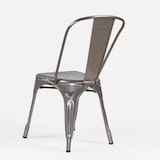 thumbnail of Lot de 4 chaises en métal brut aspect galvanisé - Style industriel