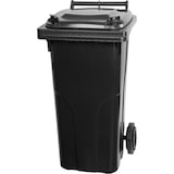 thumbnail of PROREGAL 2-Rad-Mülltonne, 120 Liter, HDPE Kunststoff, HxBxT 94,5x48x54cm, Grau, Mülltonne, Müllgroßbehälter, Mülleimer, Abfalltonne, Müllbehälter