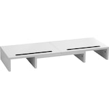 thumbnail of Monitorständer Bozen, 3-teilig, inkl. Smartphonehalterungen - weiß