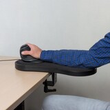 thumbnail of Repose-bras Ergonomique Mobilité Intégrale Bureau Avec Tapis De Souris Noir Télétravail Usage Non Intensif Nedis