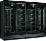 thumbnail of KLIMAITALIA Wandmontierter viertüriger belüfteter Kühlerschrank. Axialventilatormotor. T° 0°C/+10°C. Elektronischer T°regler. MR250TN4BLK
