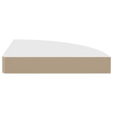 thumbnail of vidaXL Eck-Schweberegale 2 Stk. Weiß 25x25x3,8 cm MDF