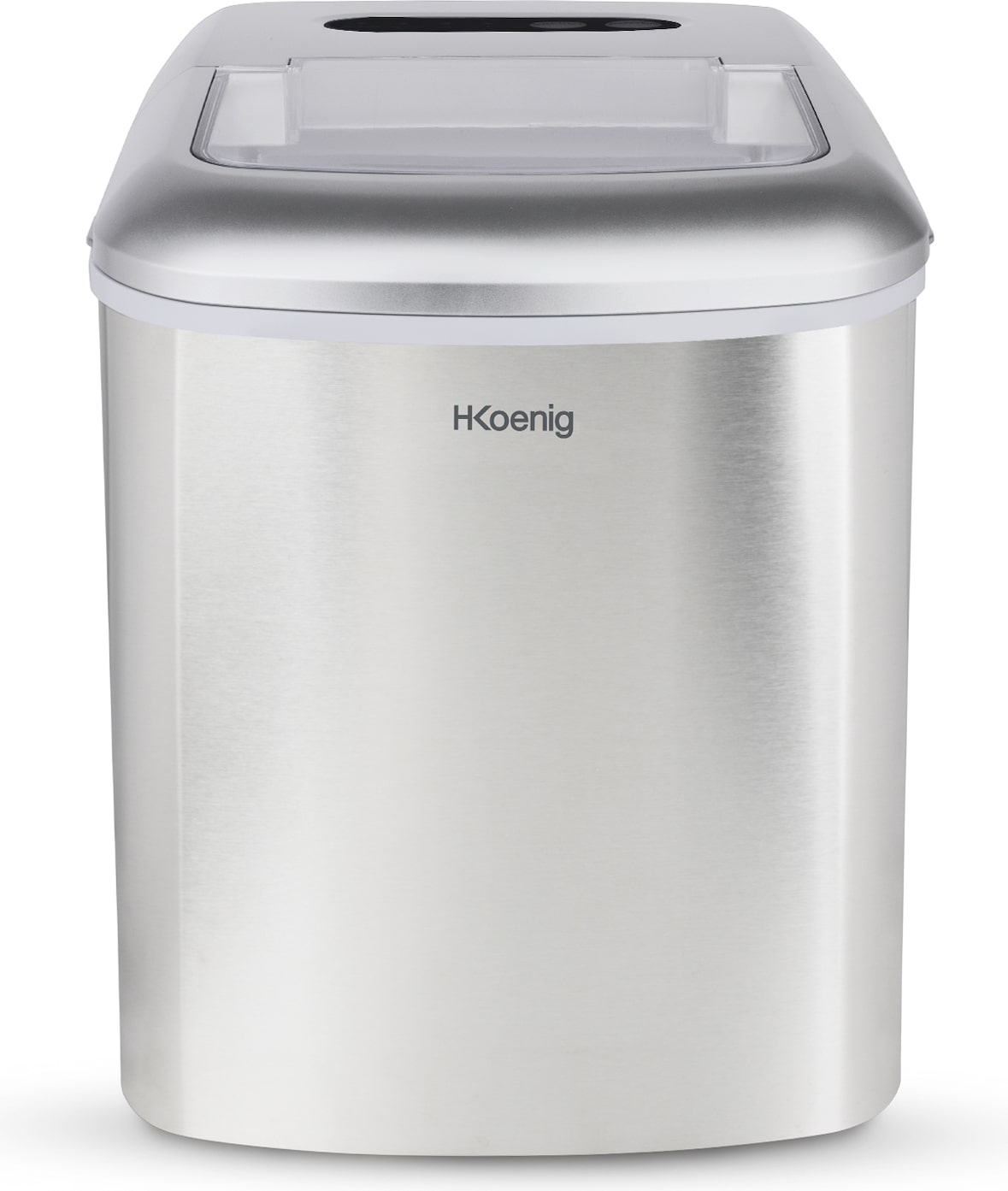 H.Koenig Máquina para Hacer Hielo KB20, 12kg en 24h, 2 tamaños de cubitos, Autolimpiante