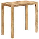 thumbnail of Mesa alta de bar madera maciza de mango 112x55x108 cm