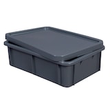 thumbnail of GILAC Bac renforcé 600 x 400 - 25 L - Gris G119777